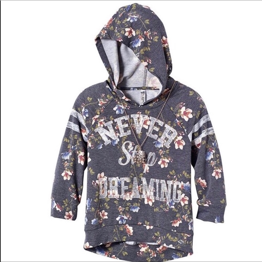 Beautees “Never Stop Dreaming” Floral Top